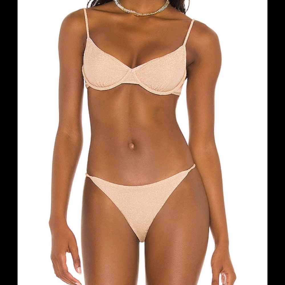 REVOLVE Nookie Lurex Swim Set